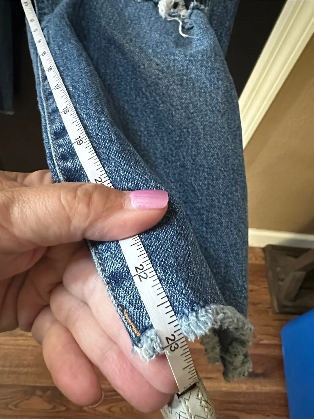 torrid Dark Blue Button-Fly Denim Jeans